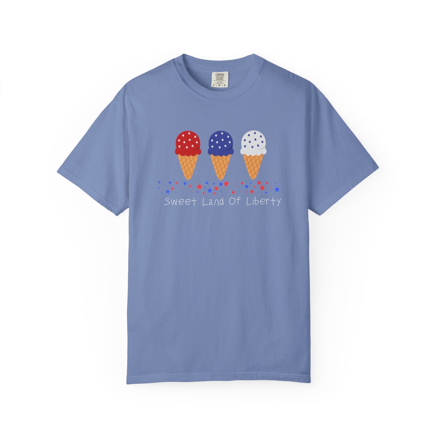 Ice Cream 'Sweet Land of Liberty' T-Shirt Comfort Color