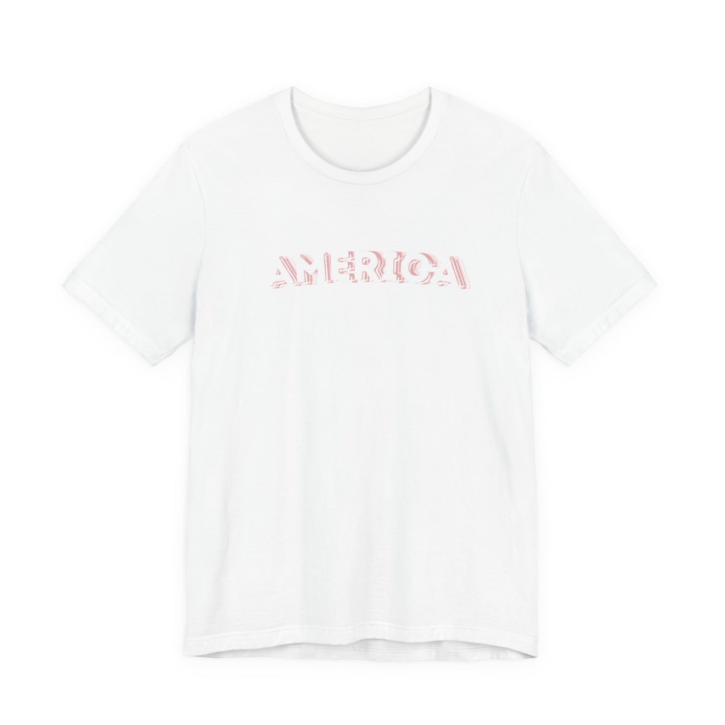 Americana Pink Camo 'AMERICA' T‑Shirt