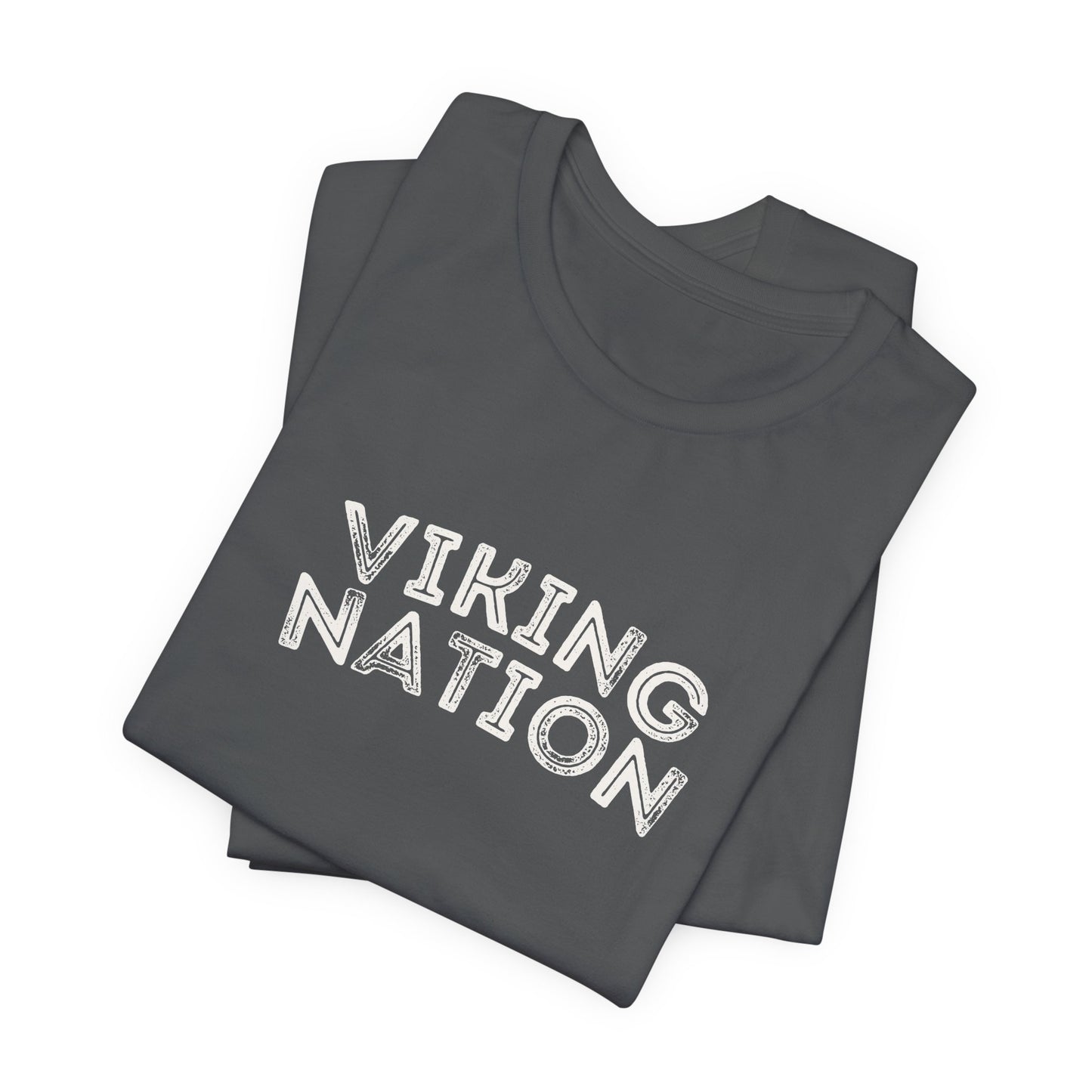 Viking Nation T‑Shirt – Retro Script Tee for Fans & Alumni