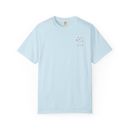 Minimalist Wild Flower Pocket T-Shirt