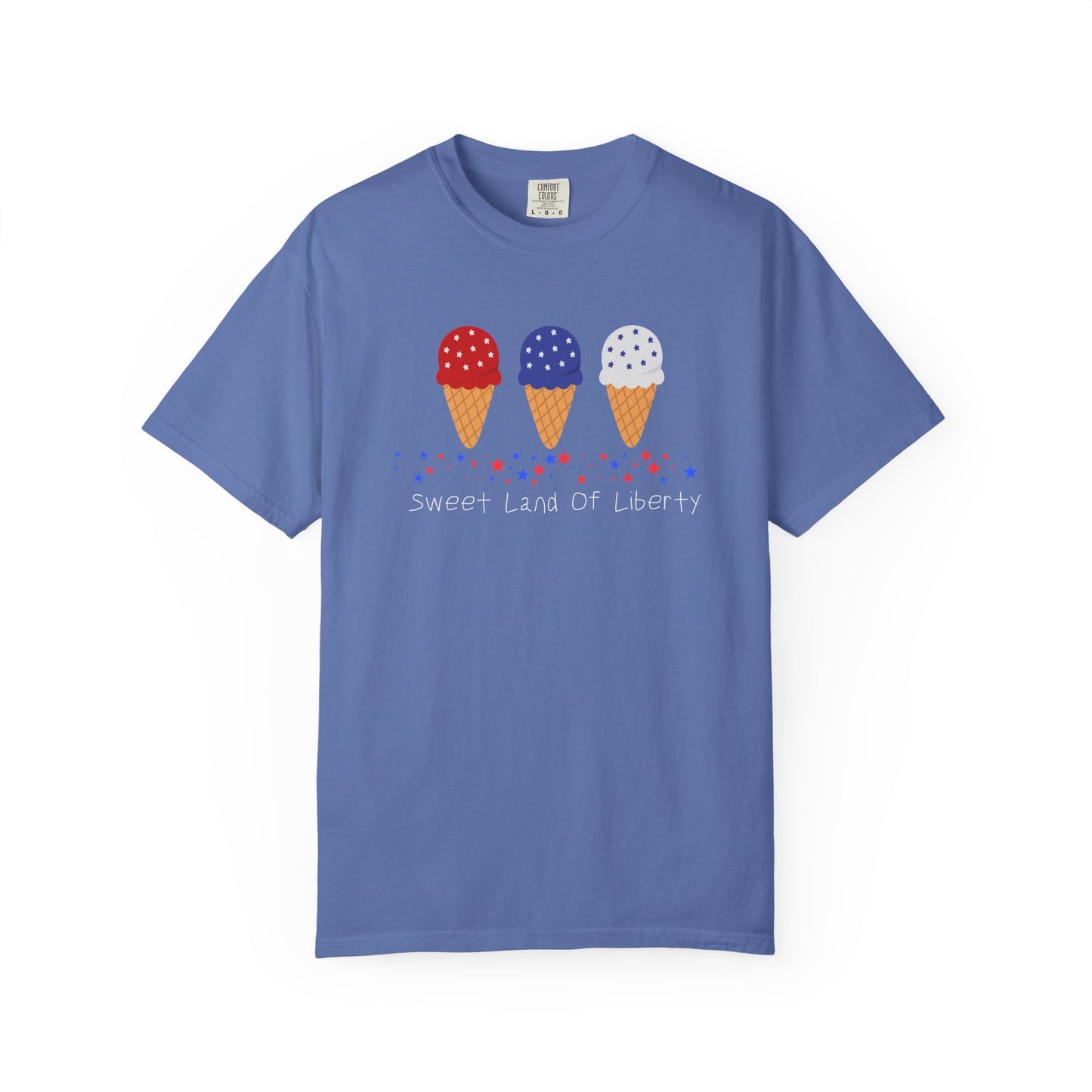 Ice Cream 'Sweet Land of Liberty' T-Shirt Comfort Color