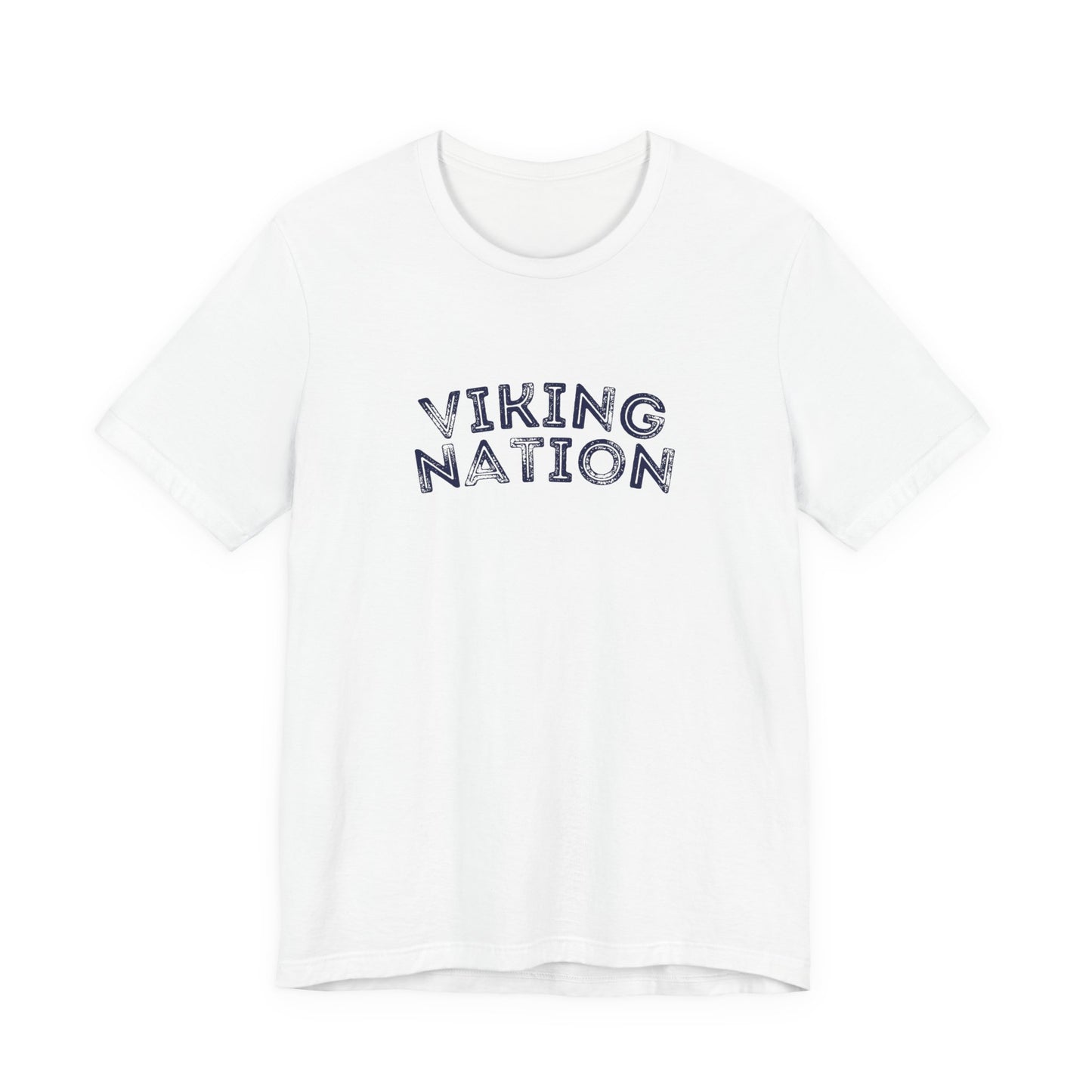 Viking Nation T‑Shirt – Retro Script Tee for Fans & Alumni