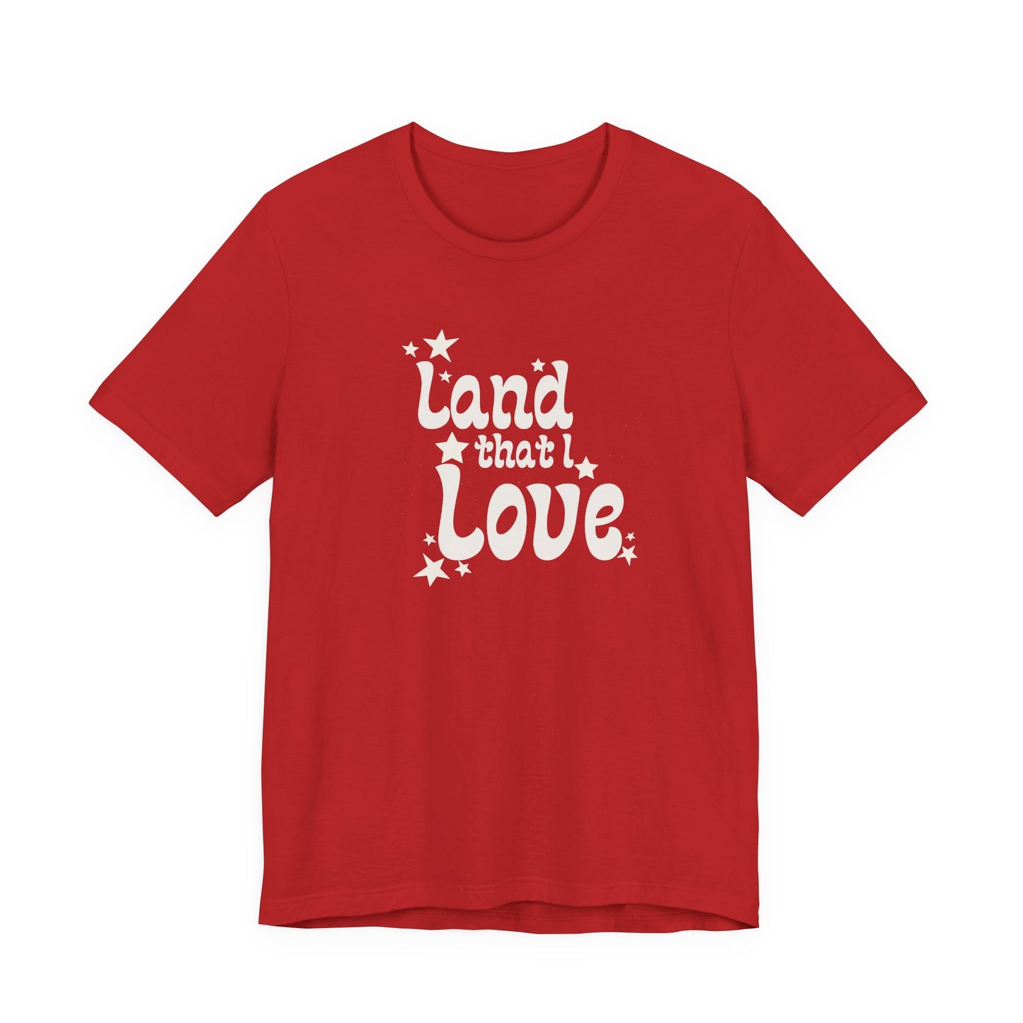 Land of Love T-Shirt — Retro Heart Graphic Tee