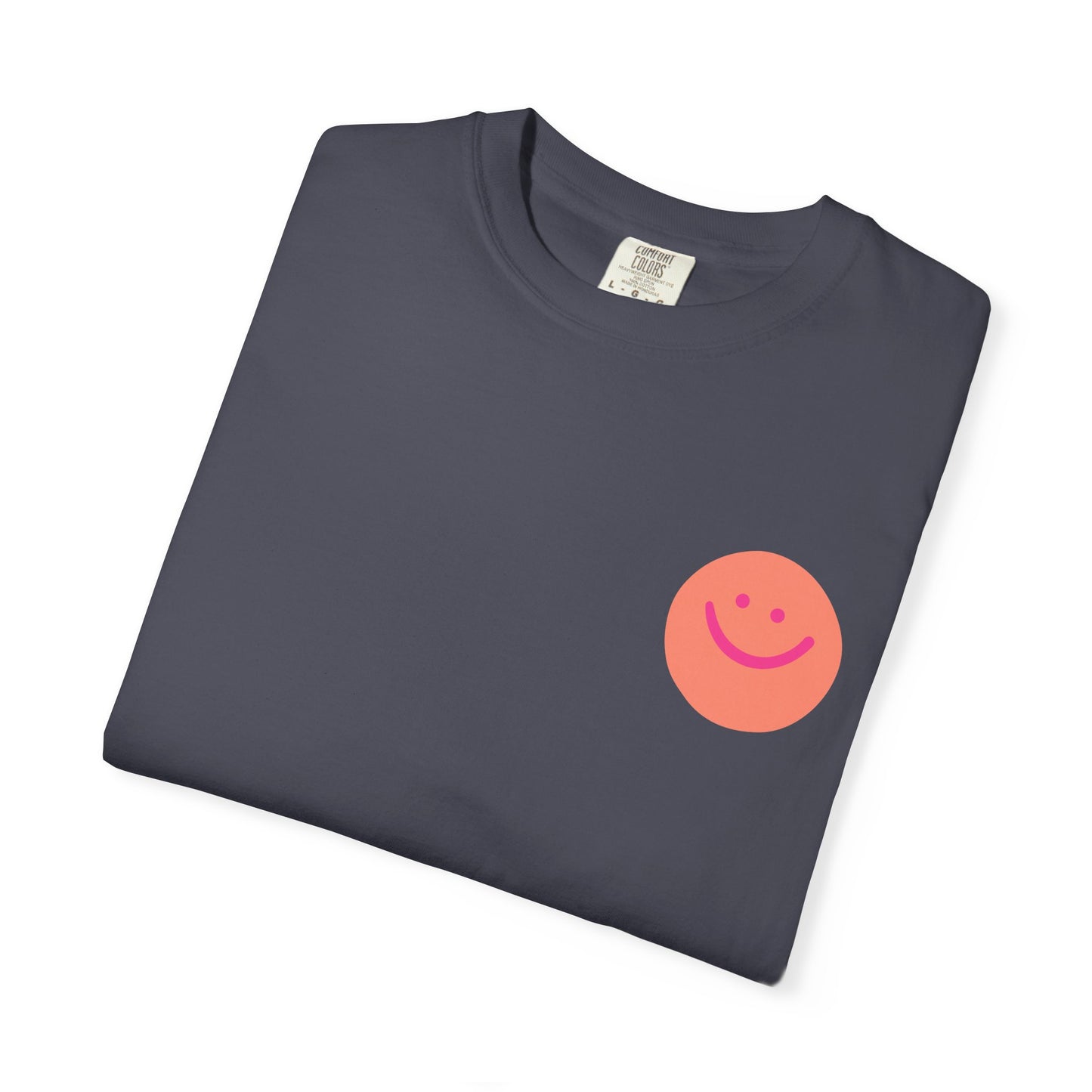 Smiley Dot Tee — Colorful Happy Faces Graphic T-Shirt