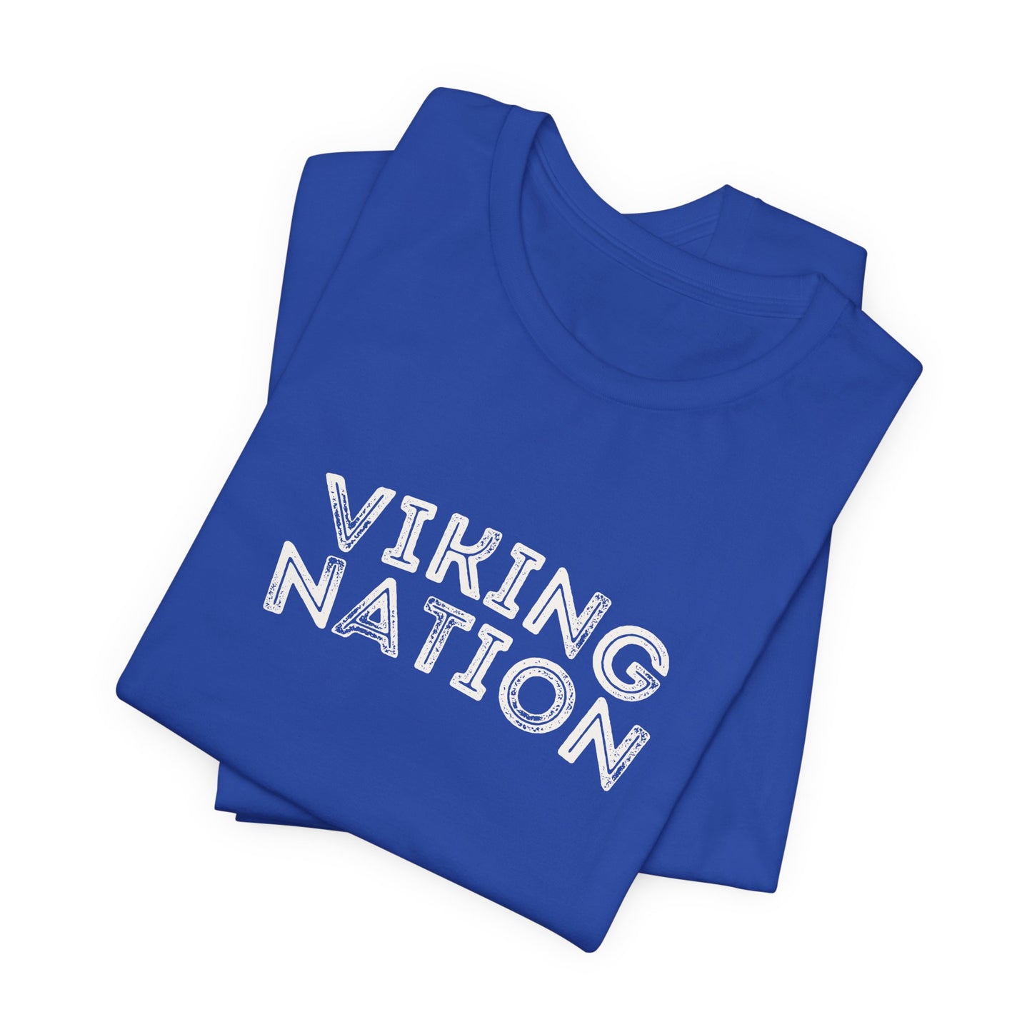 Viking Nation T‑Shirt – Retro Script Tee for Fans & Alumni