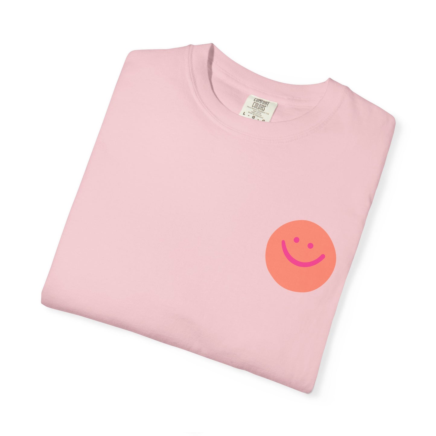 Smiley Dot Tee — Colorful Happy Faces Graphic T-Shirt