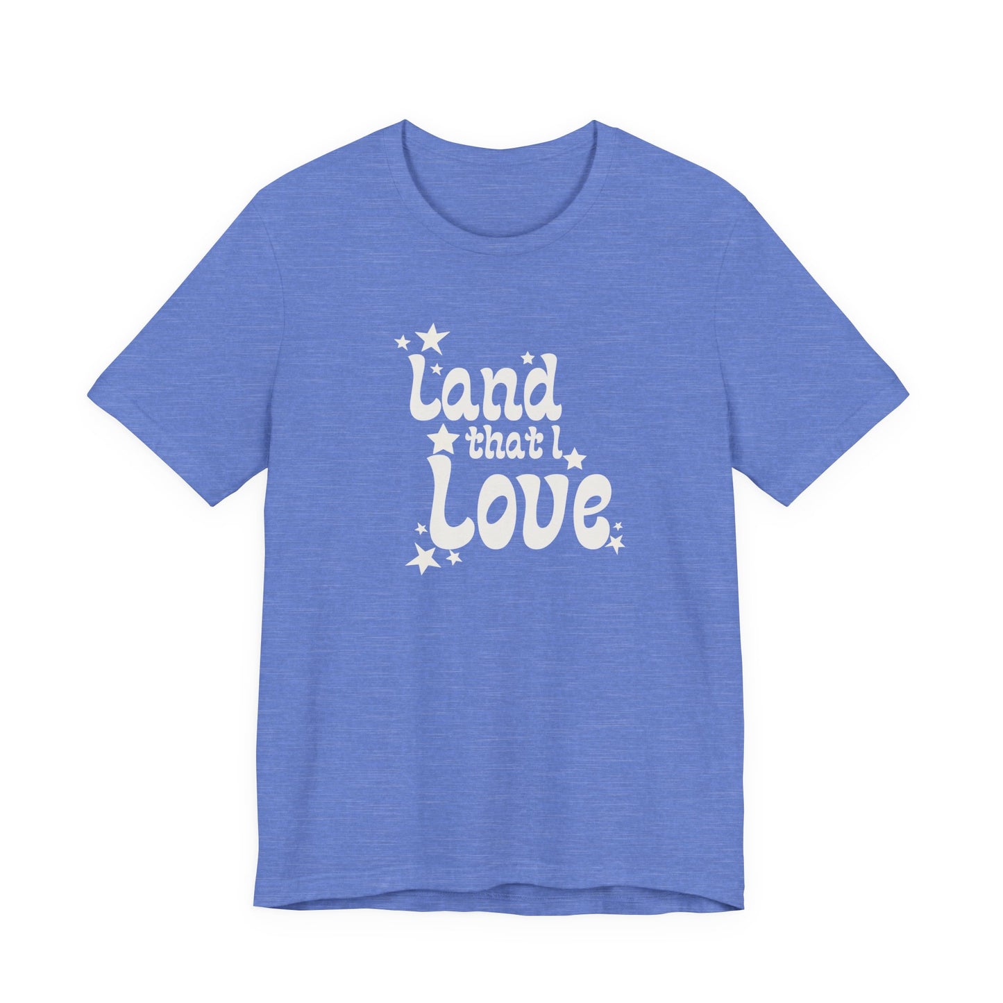 Land of Love T-Shirt — Retro Heart Graphic Tee