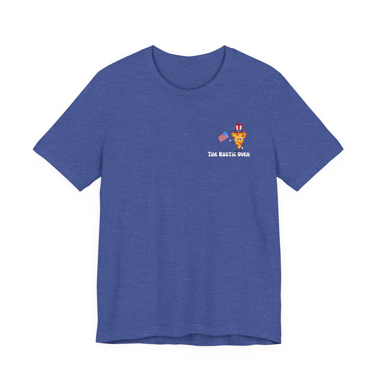 Party in the USA Pizza Tee - Patriotic 4th of July Graphic T-Shirt