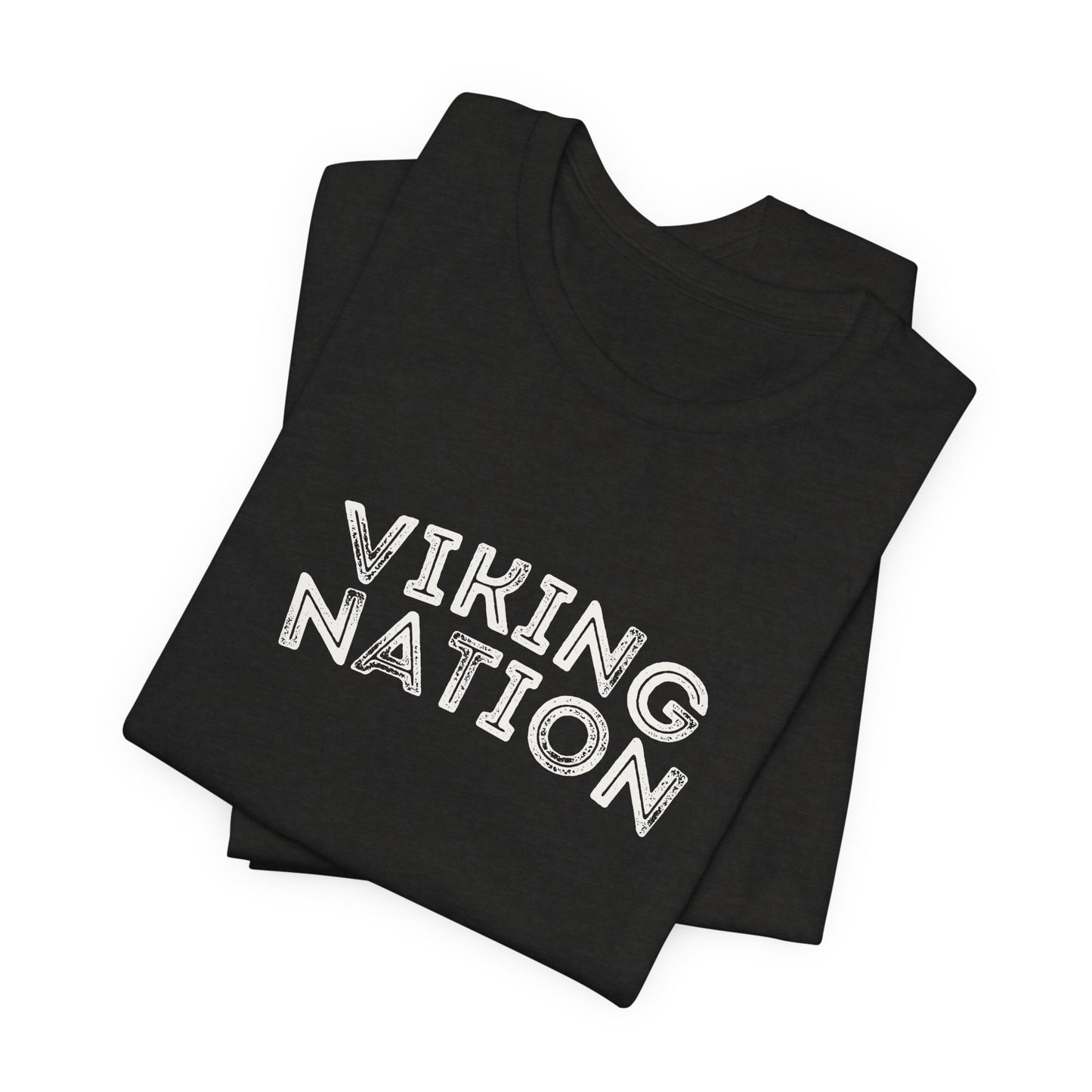 Viking Nation T‑Shirt – Retro Script Tee for Fans & Alumni