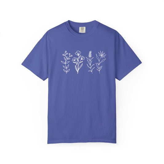 Line Art Wildflowers