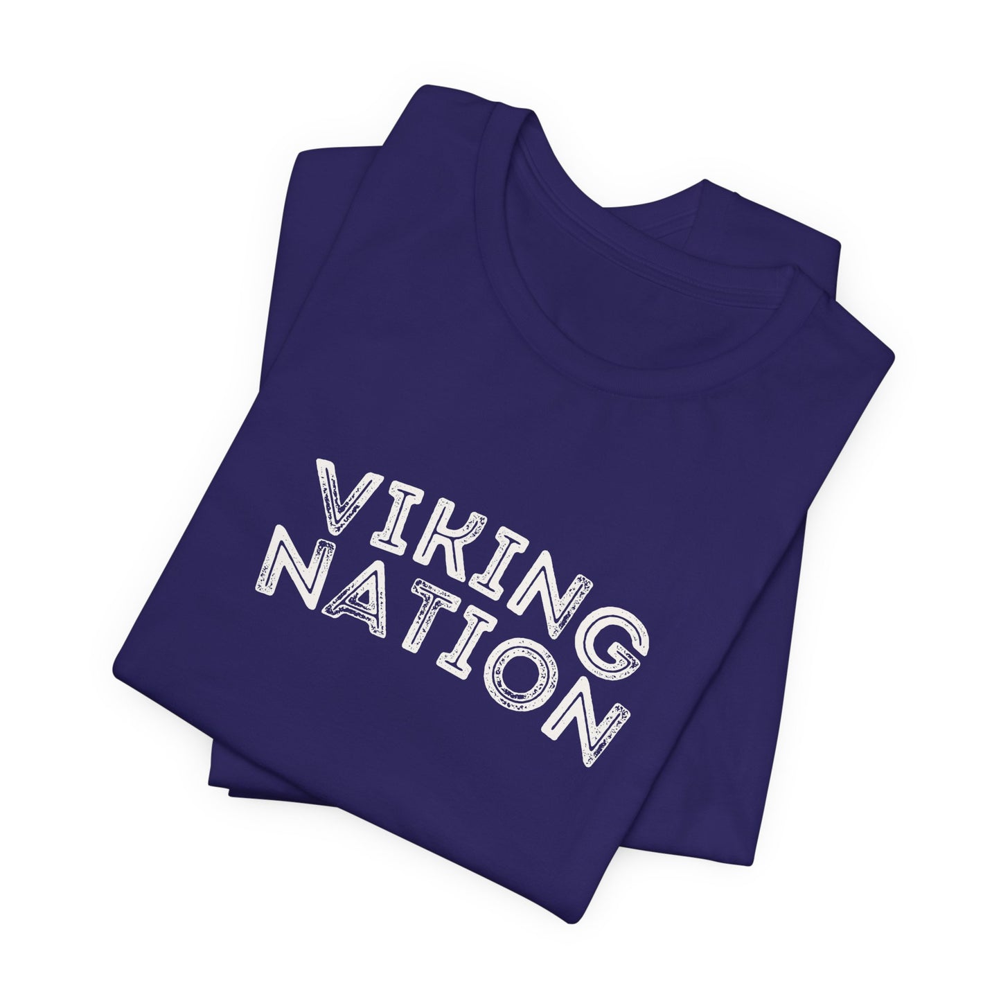 Viking Nation T‑Shirt – Retro Script Tee for Fans & Alumni