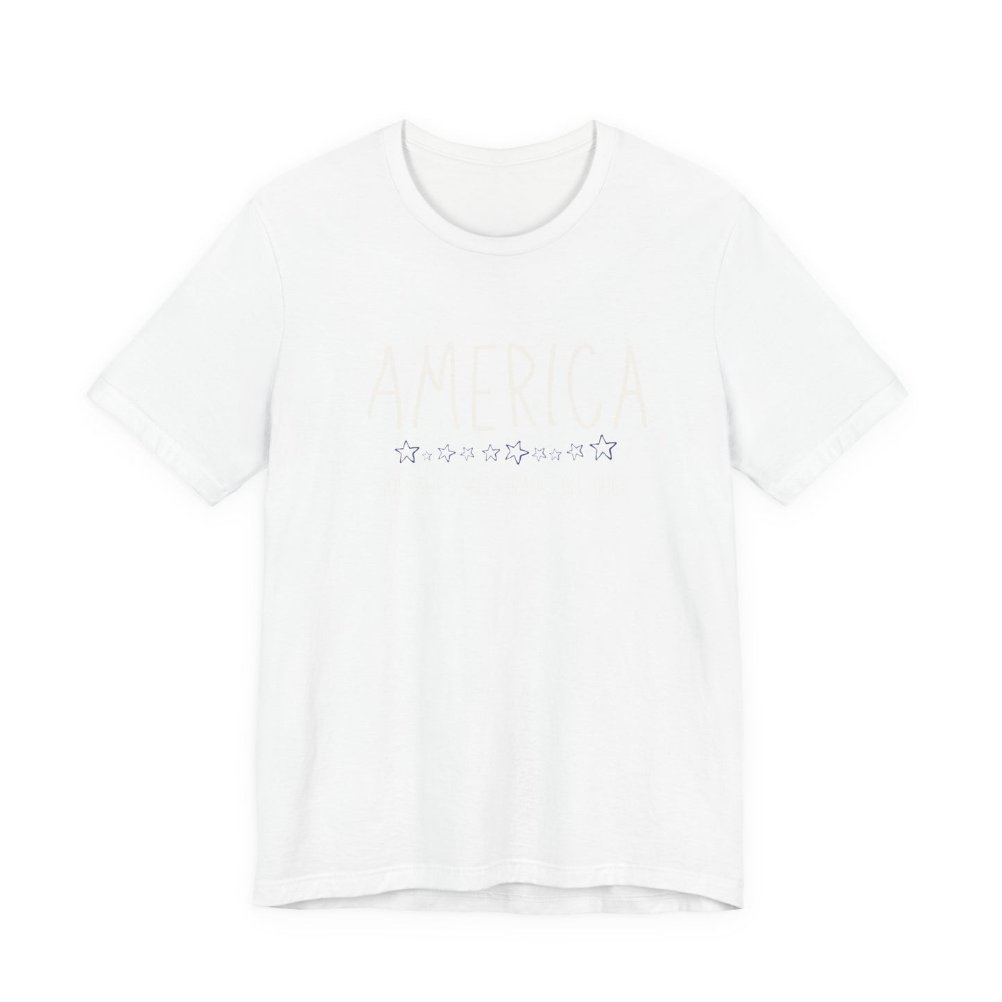 Patriotic Stars Tee — Subtle America Graphic T-Shirt