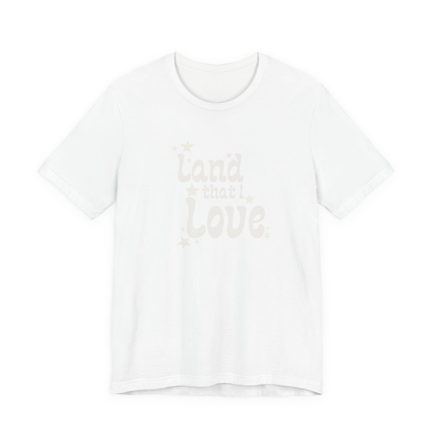 Land of Love T-Shirt — Retro Heart Graphic Tee