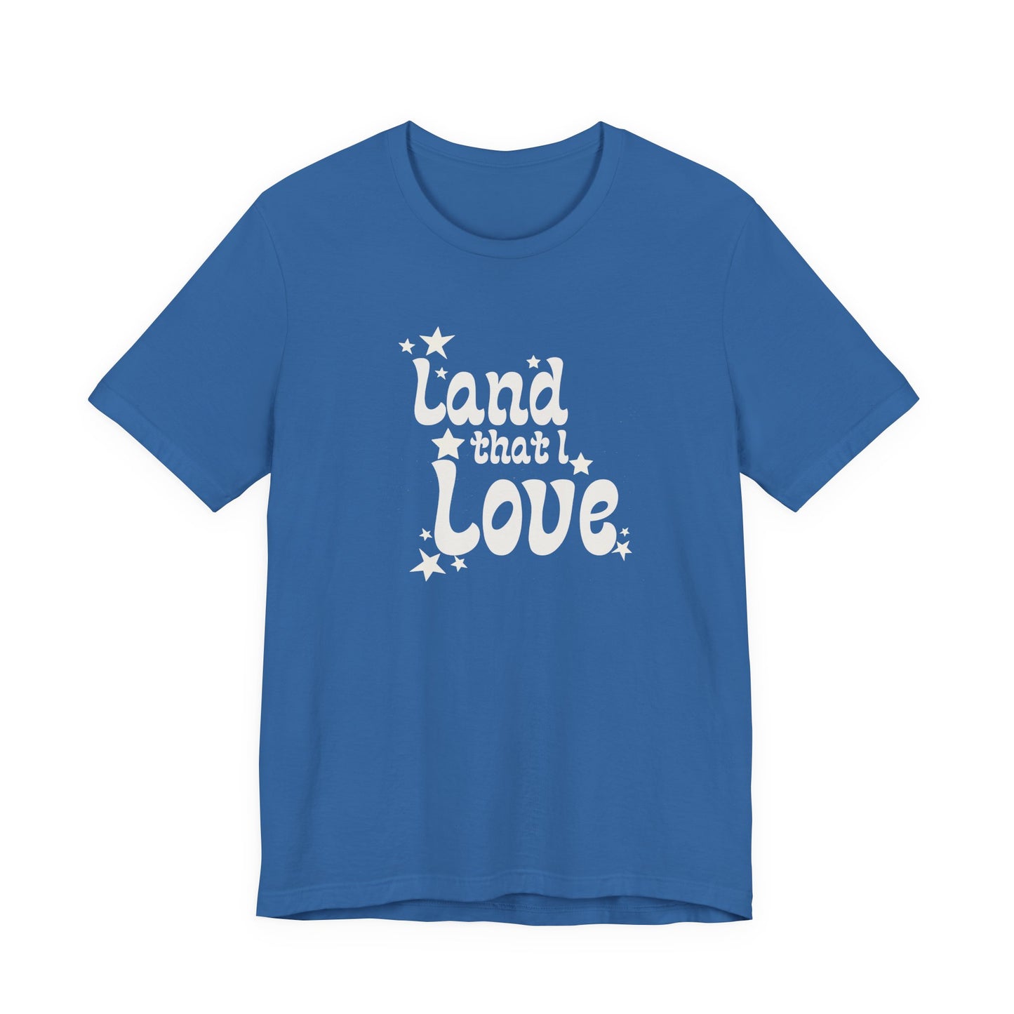 Land of Love T-Shirt — Retro Heart Graphic Tee