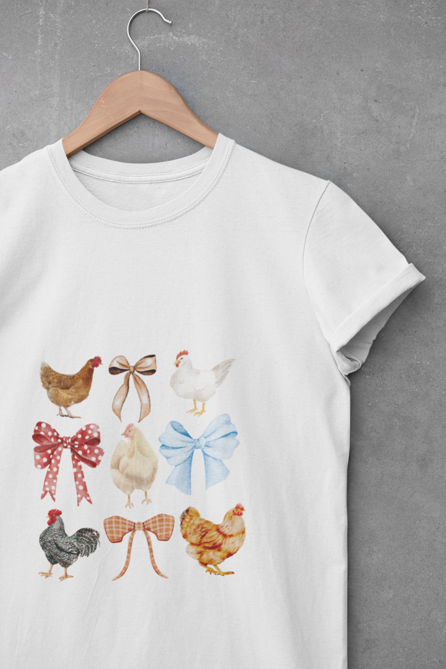 Chicken & Bows T-Shirt
