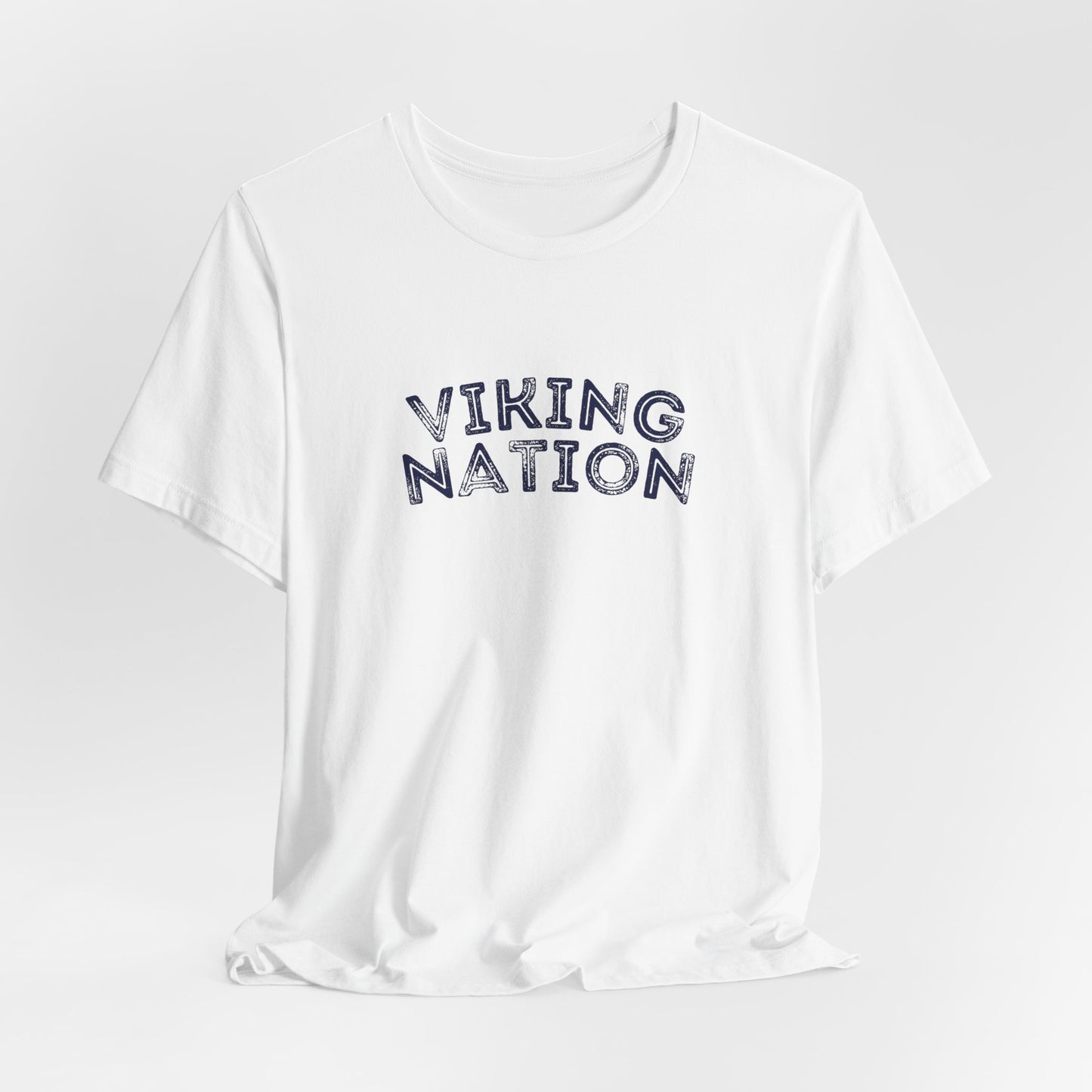 Viking Nation T‑Shirt – Retro Script Tee for Fans & Alumni