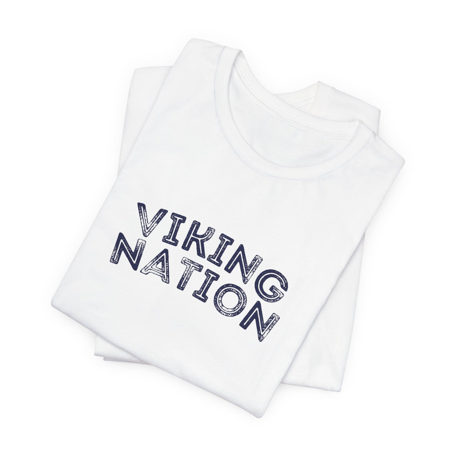 Viking Nation T‑Shirt – Retro Script Tee for Fans & Alumni