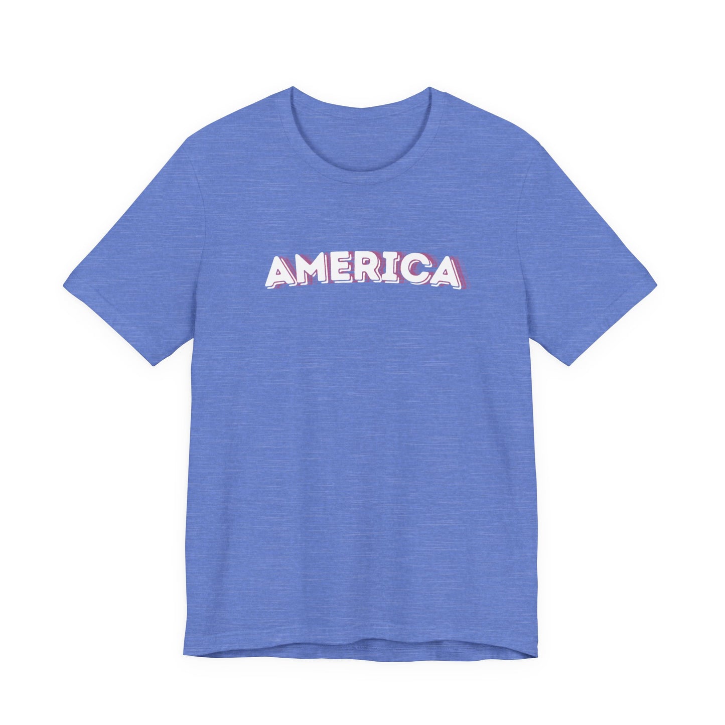 Americana Pink Camo 'AMERICA' T‑Shirt