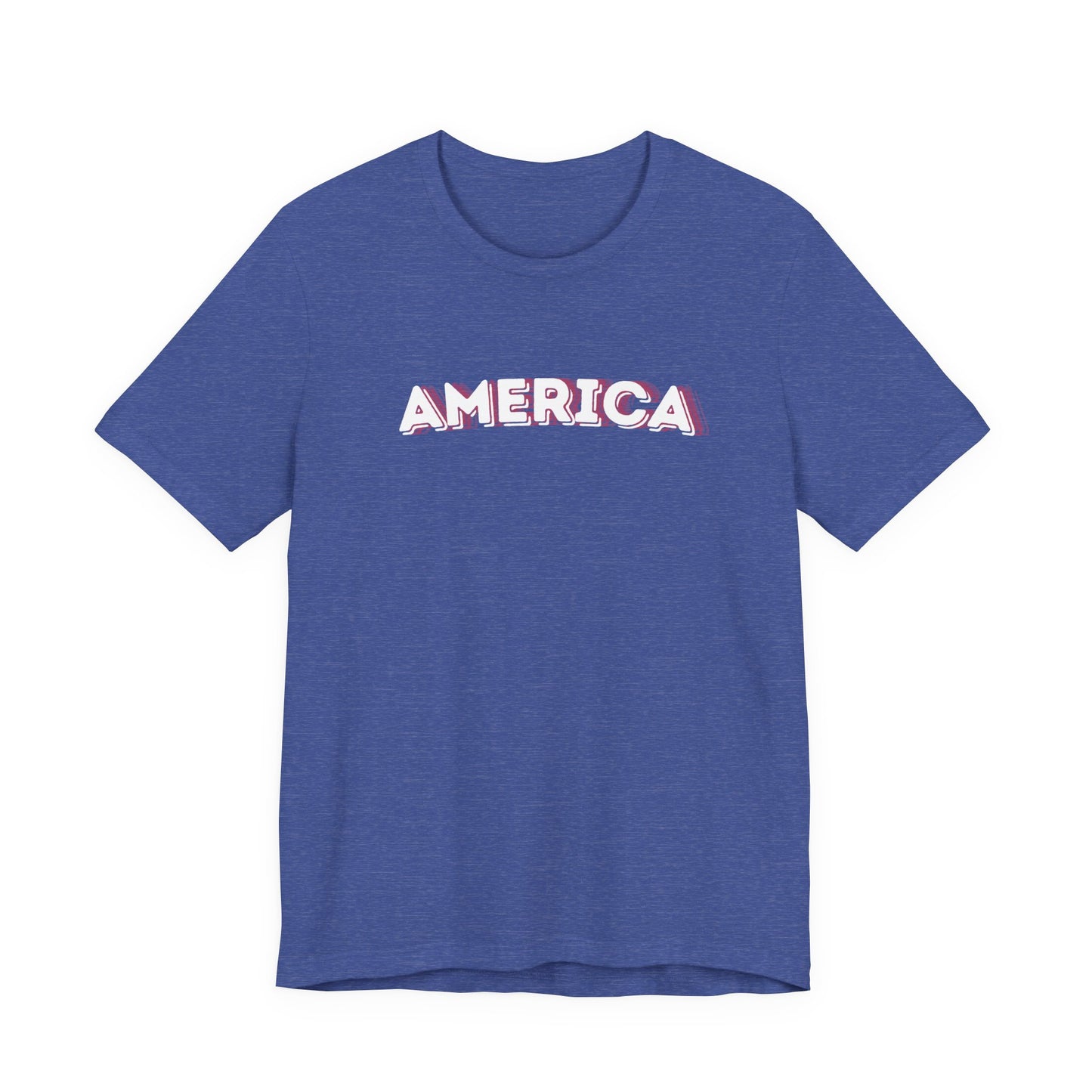 Americana Pink Camo 'AMERICA' T‑Shirt