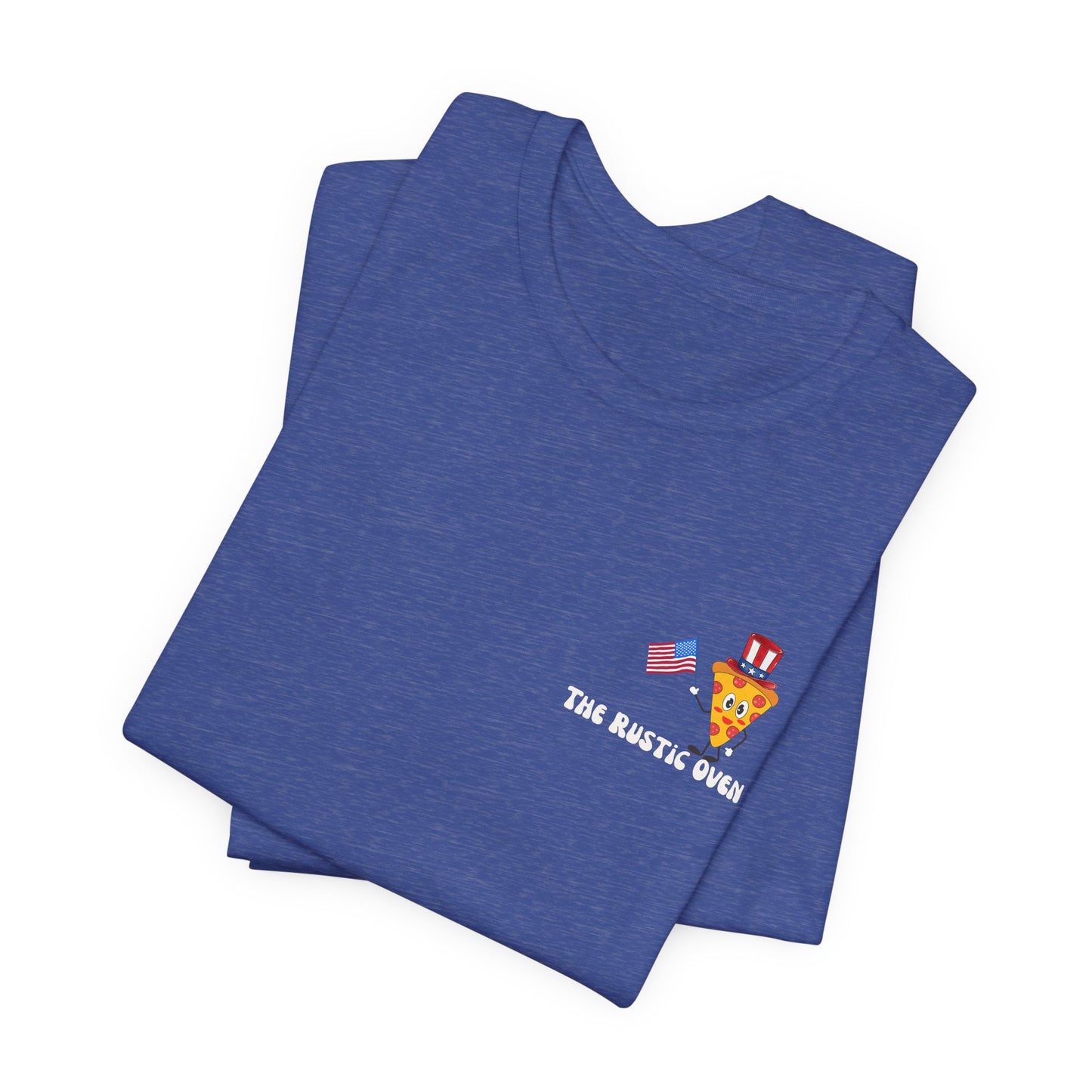Party in the USA Pizza Tee - Patriotic 4th of July Graphic T-Shirt