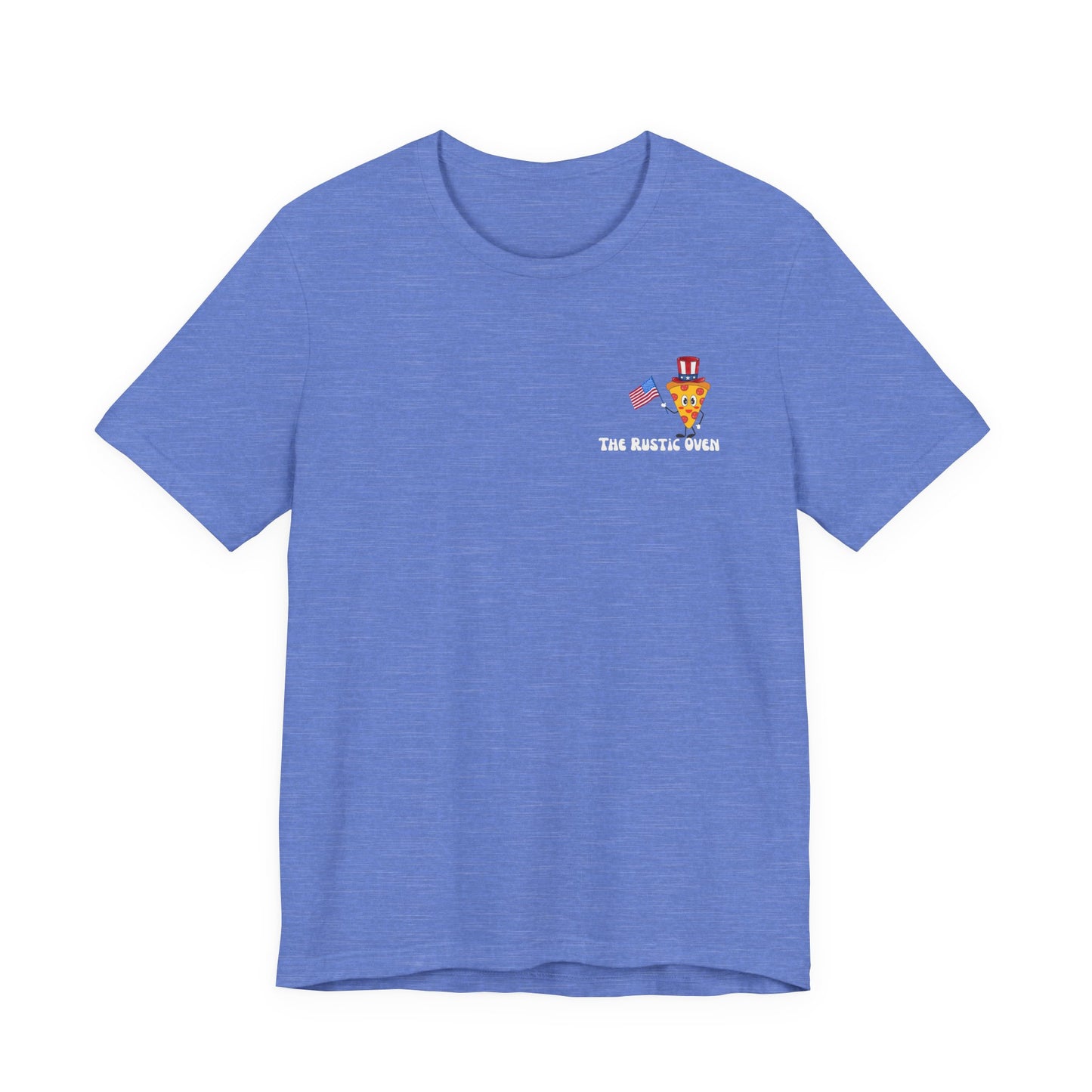 Party in the USA Pizza Tee - Patriotic 4th of July Graphic T-Shirt