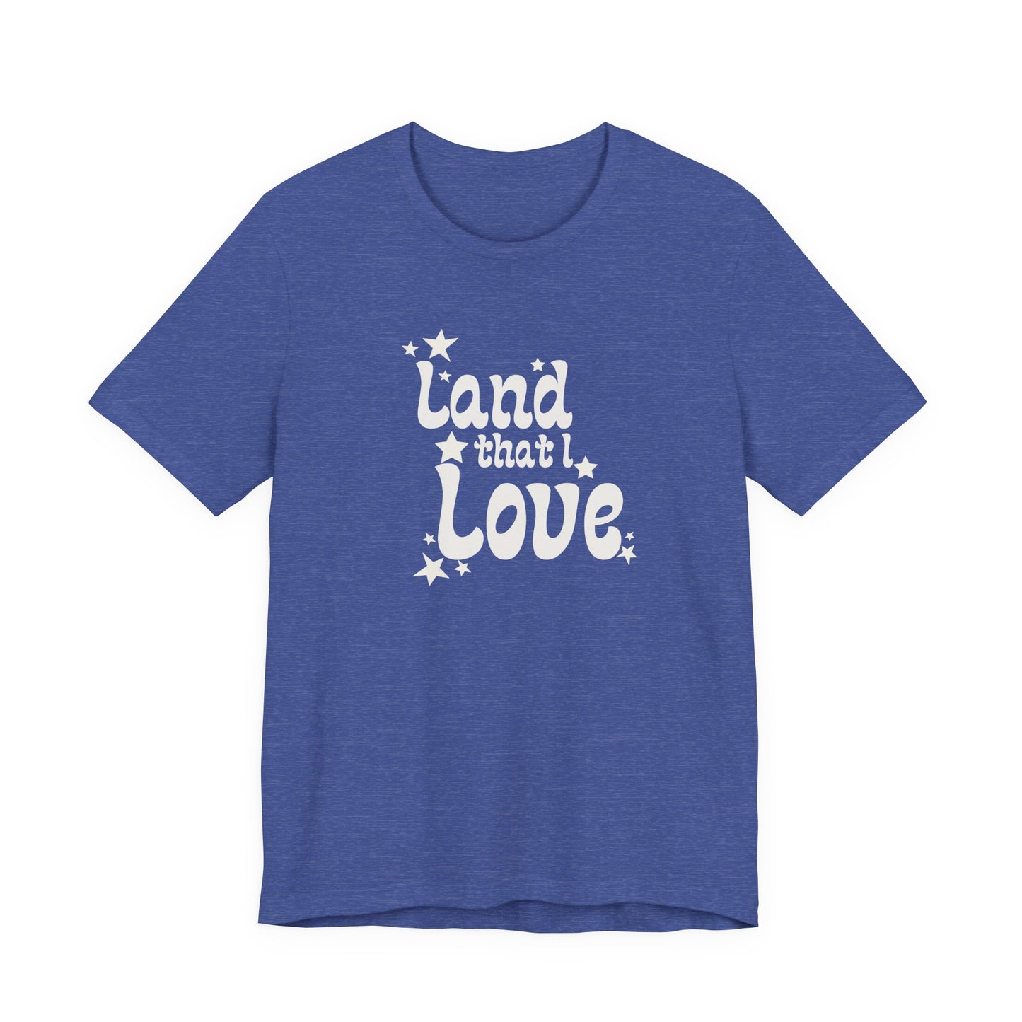 Land of Love T-Shirt — Retro Heart Graphic Tee