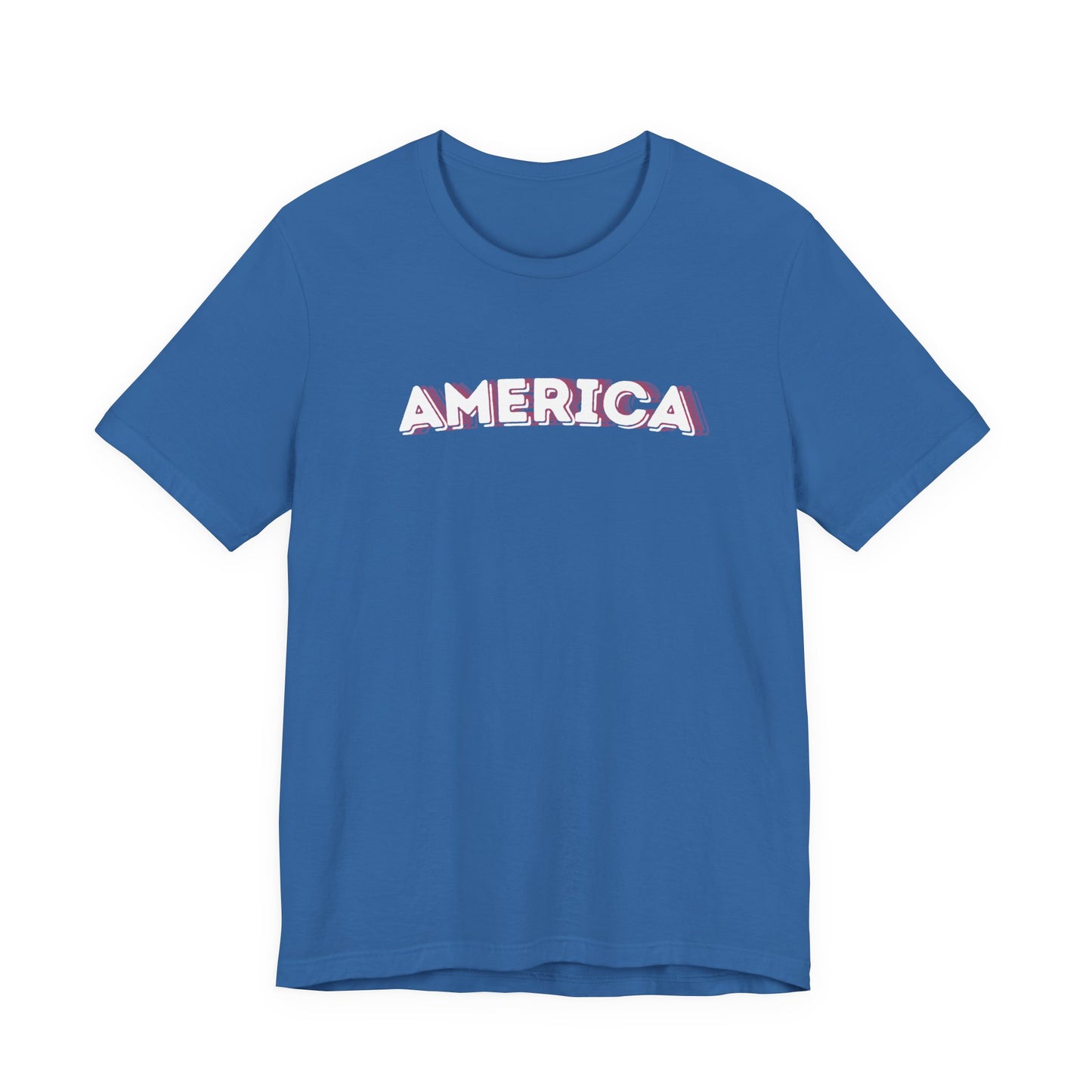 Americana Pink Camo 'AMERICA' T‑Shirt
