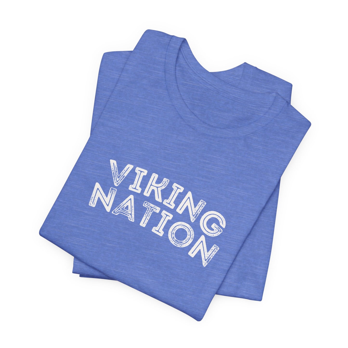 Viking Nation T‑Shirt – Retro Script Tee for Fans & Alumni