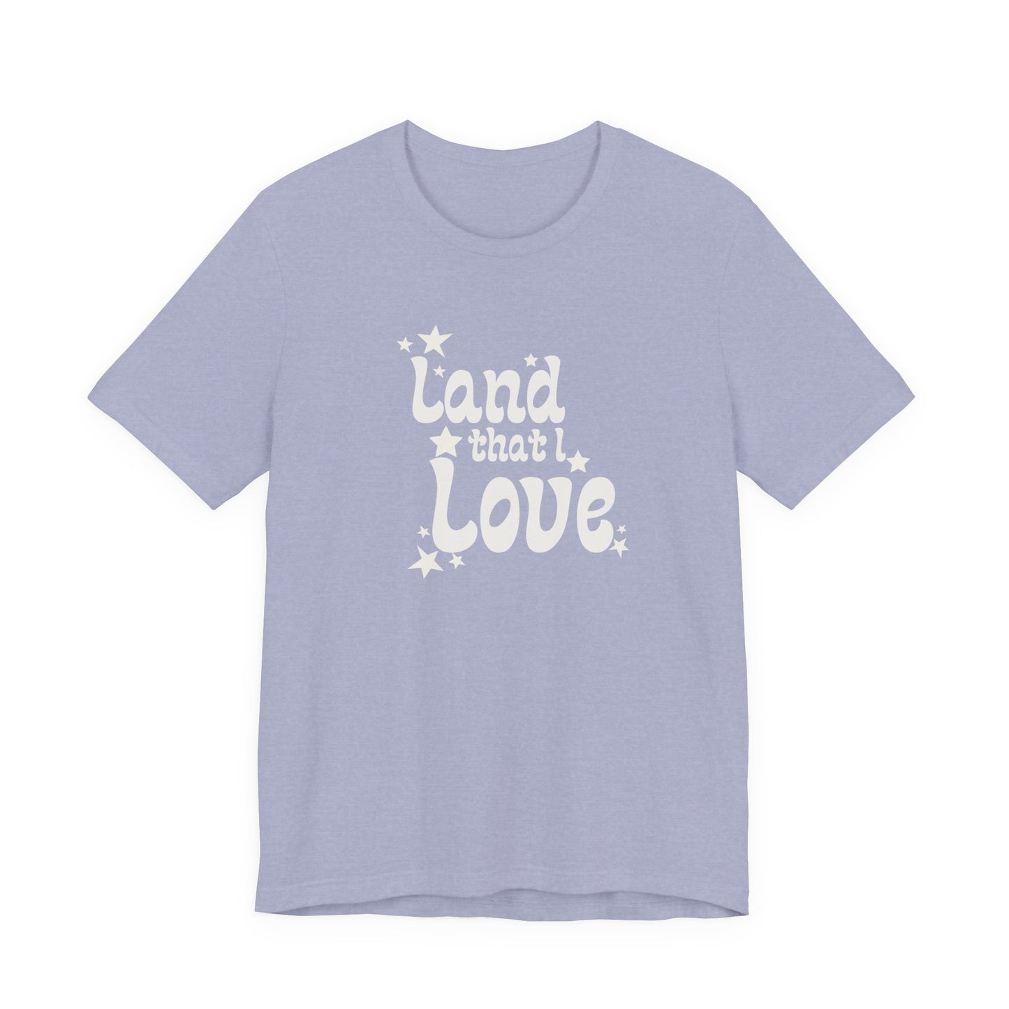 Land of Love T-Shirt — Retro Heart Graphic Tee