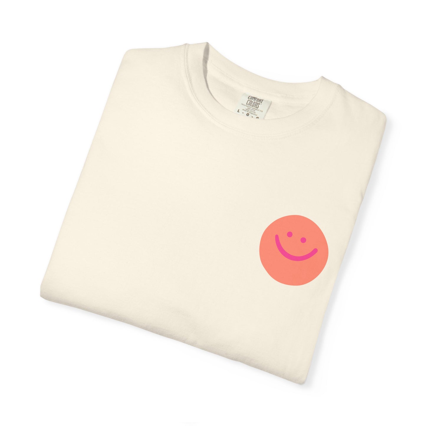 Smiley Dot Tee — Colorful Happy Faces Graphic T-Shirt