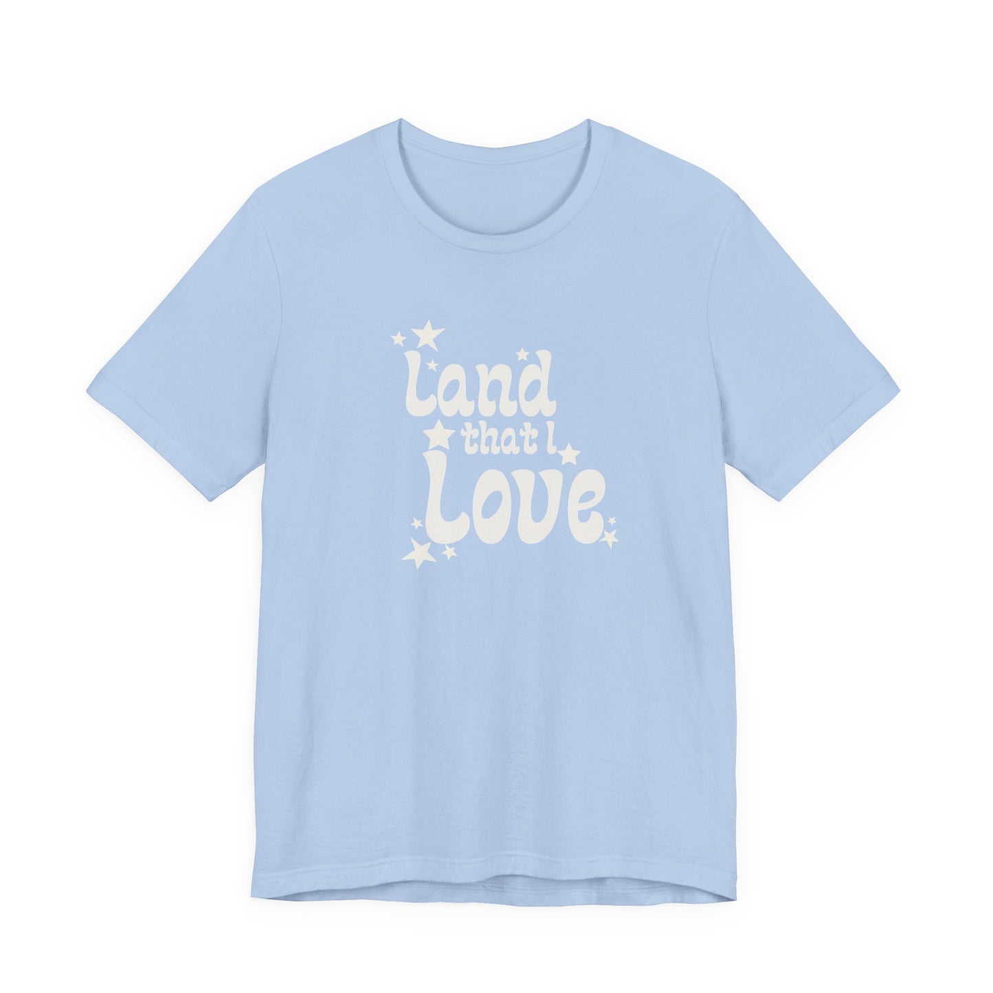 Land of Love T-Shirt — Retro Heart Graphic Tee