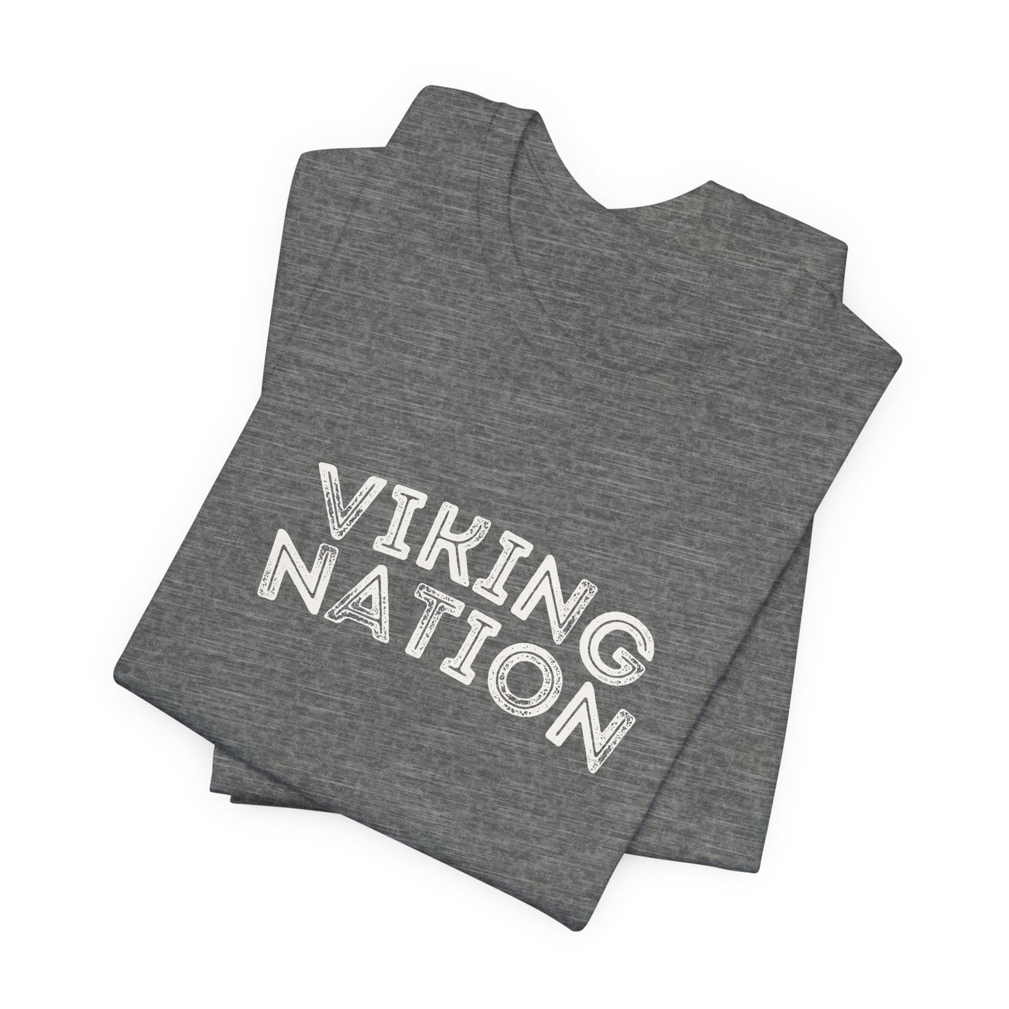 Viking Nation T‑Shirt – Retro Script Tee for Fans & Alumni