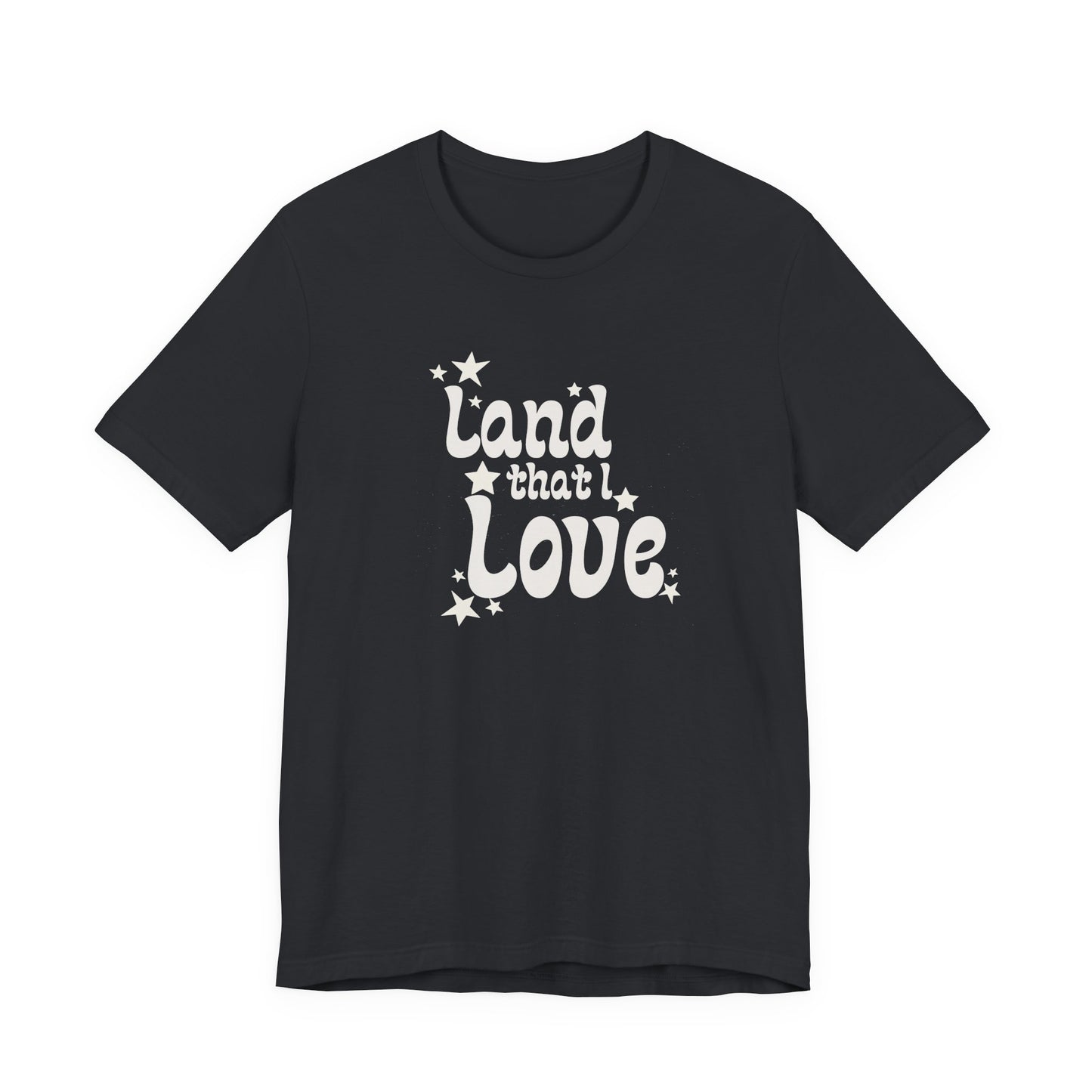 Land of Love T-Shirt — Retro Heart Graphic Tee