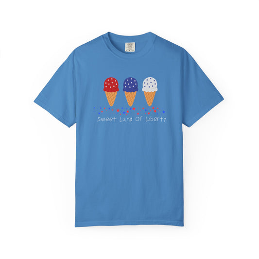 Ice Cream 'Sweet Land of Liberty' T-Shirt Comfort Color