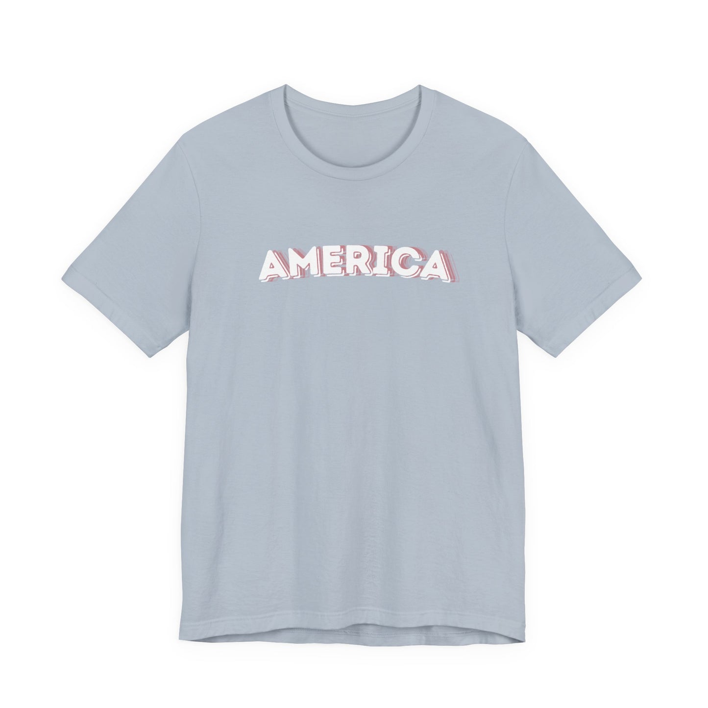Americana Pink Camo 'AMERICA' T‑Shirt
