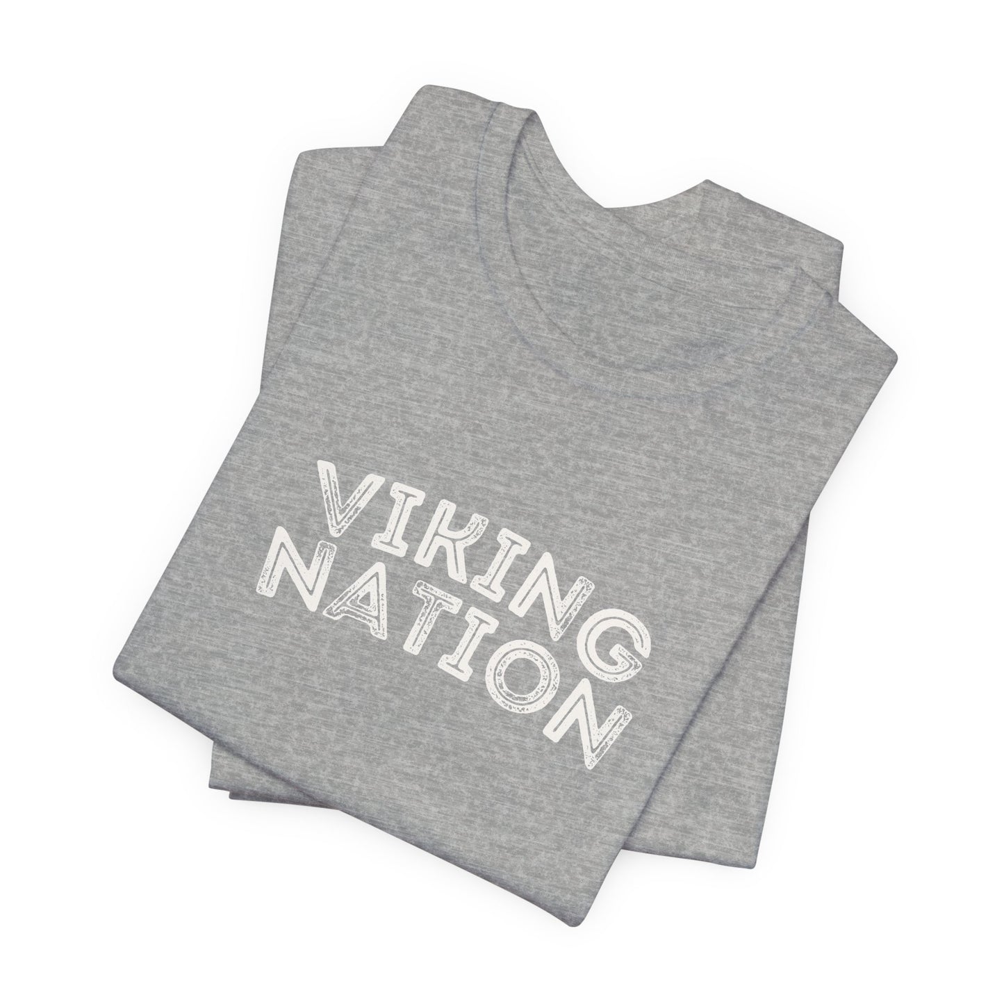 Viking Nation T‑Shirt – Retro Script Tee for Fans & Alumni