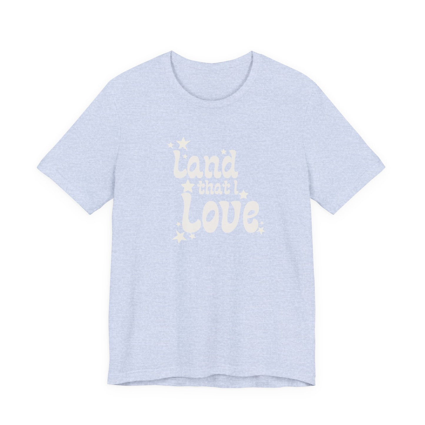 Land of Love T-Shirt — Retro Heart Graphic Tee
