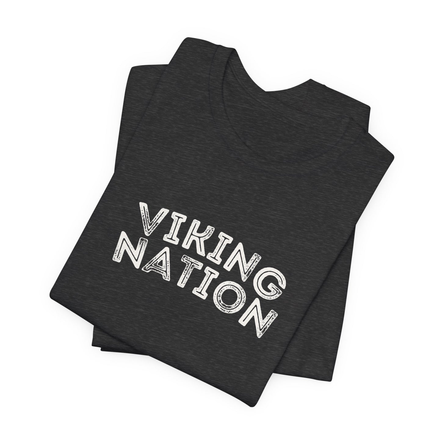 Viking Nation T‑Shirt – Retro Script Tee for Fans & Alumni