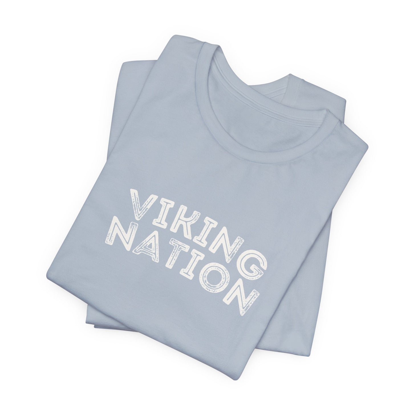 Viking Nation T‑Shirt – Retro Script Tee for Fans & Alumni